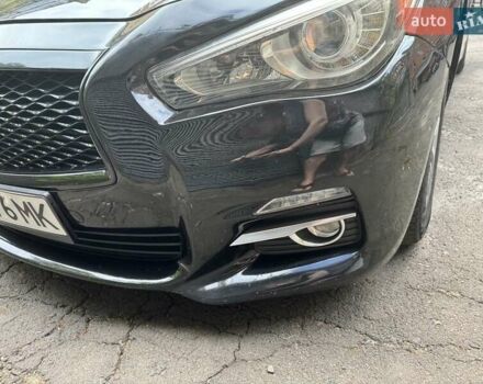 Черный Инфинити Q50, объемом двигателя 3.7 л и пробегом 158 тыс. км за 13500 $, фото 7 на Automoto.ua