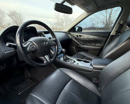 Черный Инфинити Q50, объемом двигателя 3.7 л и пробегом 186 тыс. км за 16300 $, фото 14 на Automoto.ua