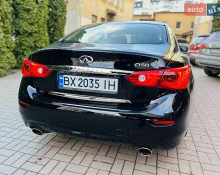 Черный Инфинити Q50, объемом двигателя 2 л и пробегом 53 тыс. км за 18900 $, фото 22 на Automoto.ua