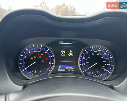 Черный Инфинити Q50, объемом двигателя 3 л и пробегом 80 тыс. км за 13300 $, фото 21 на Automoto.ua