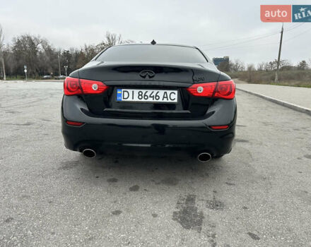 Черный Инфинити Q50, объемом двигателя 3 л и пробегом 80 тыс. км за 13300 $, фото 6 на Automoto.ua