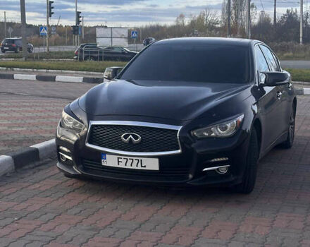 Чорний Інфініті Q50, об'ємом двигуна 2 л та пробігом 130 тис. км за 13700 $, фото 1 на Automoto.ua