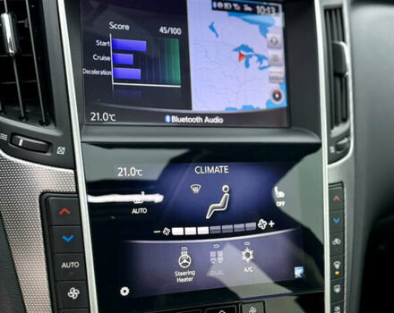 Черный Инфинити Q50, объемом двигателя 3 л и пробегом 155 тыс. км за 12000 $, фото 18 на Automoto.ua