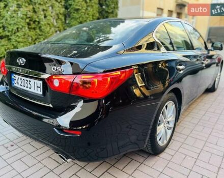 Черный Инфинити Q50, объемом двигателя 2 л и пробегом 53 тыс. км за 18900 $, фото 17 на Automoto.ua