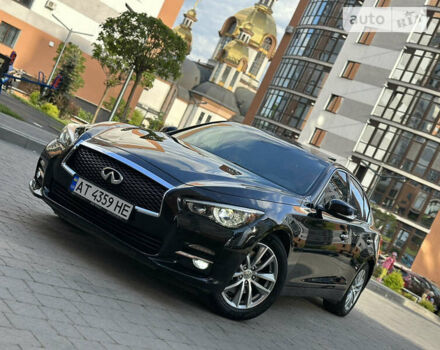 Чорний Інфініті Q50, об'ємом двигуна 3 л та пробігом 50 тис. км за 18650 $, фото 3 на Automoto.ua