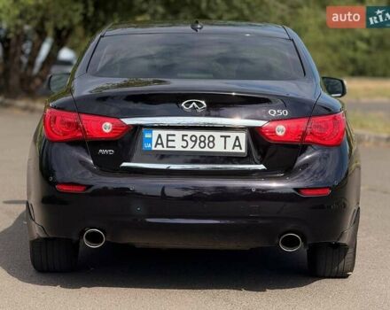 Черный Инфинити Q50, объемом двигателя 3 л и пробегом 157 тыс. км за 13500 $, фото 16 на Automoto.ua