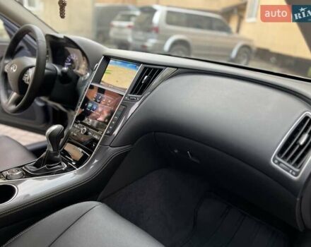 Черный Инфинити Q50, объемом двигателя 2 л и пробегом 53 тыс. км за 18900 $, фото 117 на Automoto.ua