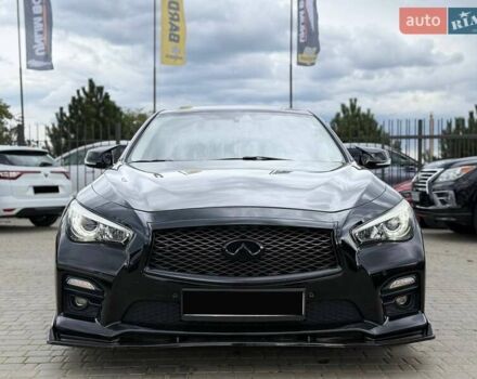 Черный Инфинити Q50, объемом двигателя 3.5 л и пробегом 149 тыс. км за 16999 $, фото 4 на Automoto.ua