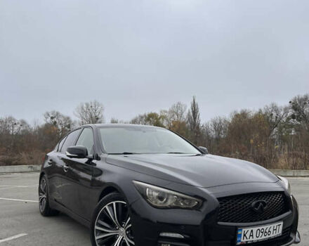 Черный Инфинити Q50, объемом двигателя 3 л и пробегом 110 тыс. км за 15500 $, фото 1 на Automoto.ua