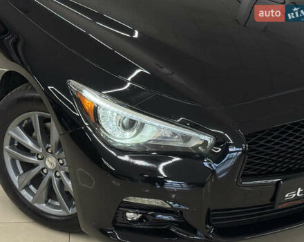 Черный Инфинити Q50, объемом двигателя 3 л и пробегом 137 тыс. км за 15499 $, фото 5 на Automoto.ua