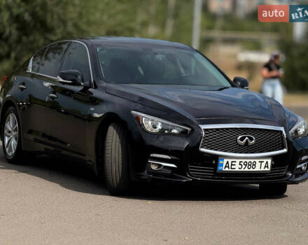 Черный Инфинити Q50, объемом двигателя 3 л и пробегом 157 тыс. км за 13500 $, фото 3 на Automoto.ua