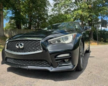 Чорний Інфініті Q50, об'ємом двигуна 3 л та пробігом 77 тис. км за 9000 $, фото 2 на Automoto.ua