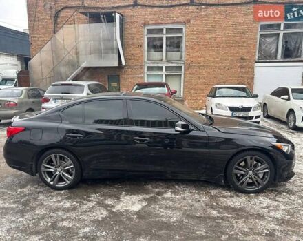 Чорний Інфініті Q50, об'ємом двигуна 3 л та пробігом 109 тис. км за 15900 $, фото 1 на Automoto.ua