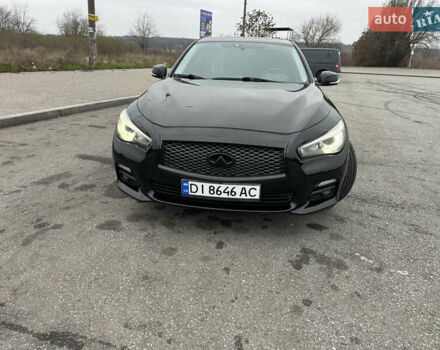 Черный Инфинити Q50, объемом двигателя 3 л и пробегом 80 тыс. км за 13300 $, фото 3 на Automoto.ua