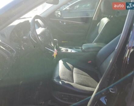 Черный Инфинити Q50, объемом двигателя 3 л и пробегом 68 тыс. км за 2600 $, фото 6 на Automoto.ua