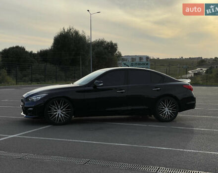 Черный Инфинити Q50, объемом двигателя 3 л и пробегом 155 тыс. км за 16699 $, фото 4 на Automoto.ua