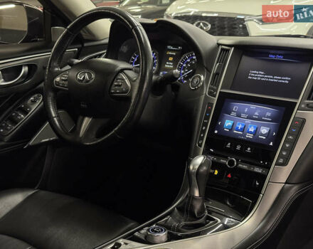 Черный Инфинити Q50, объемом двигателя 3 л и пробегом 137 тыс. км за 15499 $, фото 26 на Automoto.ua