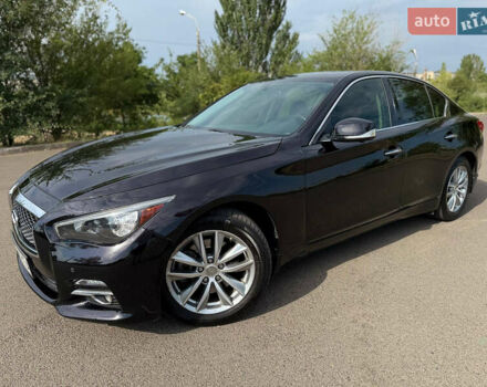 Черный Инфинити Q50, объемом двигателя 3 л и пробегом 157 тыс. км за 13500 $, фото 8 на Automoto.ua