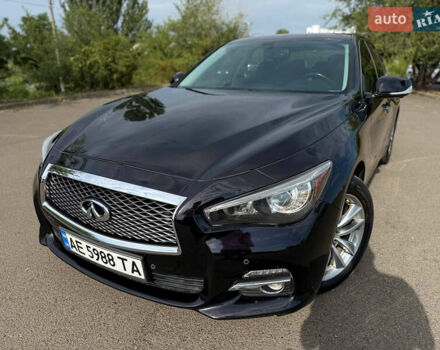 Черный Инфинити Q50, объемом двигателя 3 л и пробегом 157 тыс. км за 13500 $, фото 10 на Automoto.ua