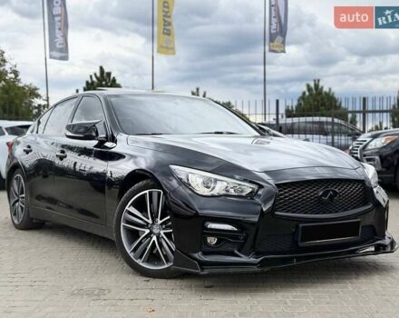 Черный Инфинити Q50, объемом двигателя 3.5 л и пробегом 149 тыс. км за 16999 $, фото 1 на Automoto.ua