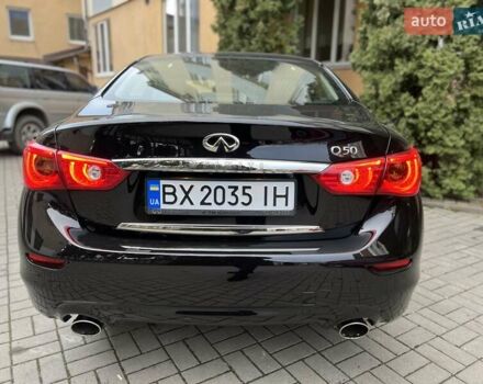 Черный Инфинити Q50, объемом двигателя 2 л и пробегом 53 тыс. км за 18900 $, фото 158 на Automoto.ua