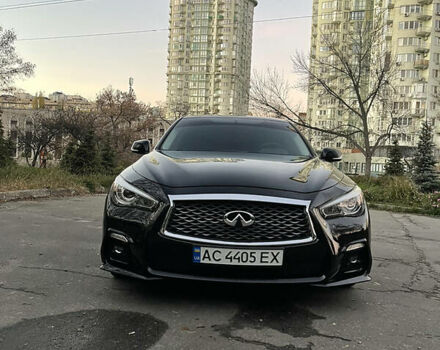 Чорний Інфініті Q50, об'ємом двигуна 3 л та пробігом 125 тис. км за 18999 $, фото 3 на Automoto.ua