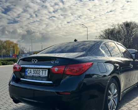 Черный Инфинити Q50, объемом двигателя 3 л и пробегом 175 тыс. км за 13700 $, фото 2 на Automoto.ua