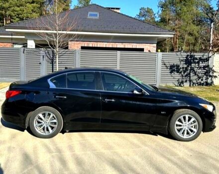 Черный Инфинити Q50, объемом двигателя 2 л и пробегом 137 тыс. км за 14500 $, фото 2 на Automoto.ua