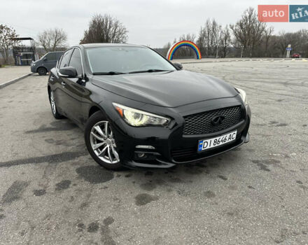 Черный Инфинити Q50, объемом двигателя 3 л и пробегом 80 тыс. км за 13300 $, фото 5 на Automoto.ua