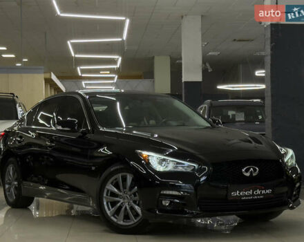 Черный Инфинити Q50, объемом двигателя 3 л и пробегом 137 тыс. км за 15499 $, фото 4 на Automoto.ua