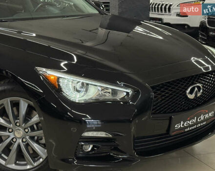 Черный Инфинити Q50, объемом двигателя 3 л и пробегом 137 тыс. км за 15499 $, фото 6 на Automoto.ua