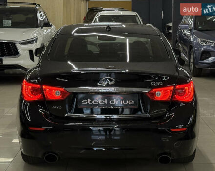Черный Инфинити Q50, объемом двигателя 3 л и пробегом 137 тыс. км за 15499 $, фото 11 на Automoto.ua