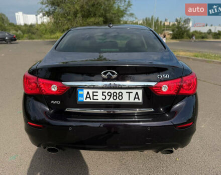 Черный Инфинити Q50, объемом двигателя 3 л и пробегом 157 тыс. км за 13500 $, фото 25 на Automoto.ua