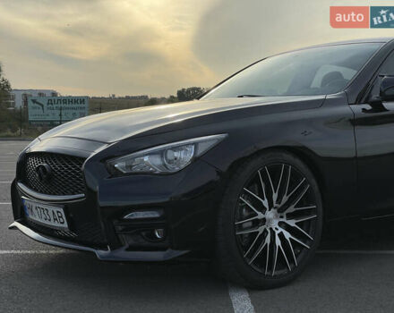 Черный Инфинити Q50, объемом двигателя 3 л и пробегом 155 тыс. км за 16699 $, фото 3 на Automoto.ua