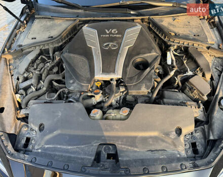 Чорний Інфініті Q50, об'ємом двигуна 3 л та пробігом 142 тис. км за 12500 $, фото 26 на Automoto.ua