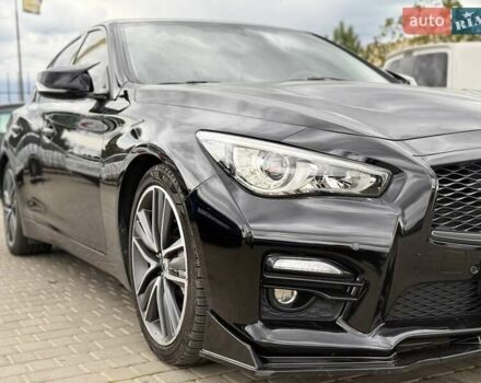 Черный Инфинити Q50, объемом двигателя 3.5 л и пробегом 149 тыс. км за 16999 $, фото 2 на Automoto.ua