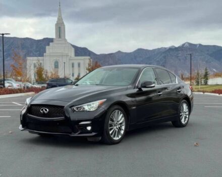 Чорний Інфініті Q50, об'ємом двигуна 3 л та пробігом 77 тис. км за 11400 $, фото 2 на Automoto.ua