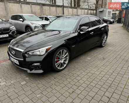 Черный Инфинити Q50, объемом двигателя 3 л и пробегом 100 тыс. км за 9999 $, фото 2 на Automoto.ua