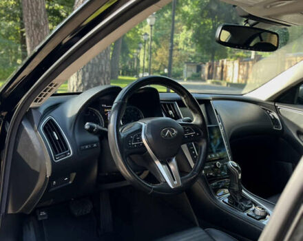 Черный Инфинити Q50, объемом двигателя 3 л и пробегом 73 тыс. км за 23000 $, фото 3 на Automoto.ua