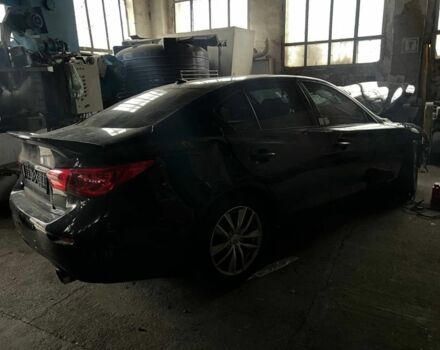 Черный Инфинити Q50, объемом двигателя 3 л и пробегом 120 тыс. км за 7900 $, фото 1 на Automoto.ua