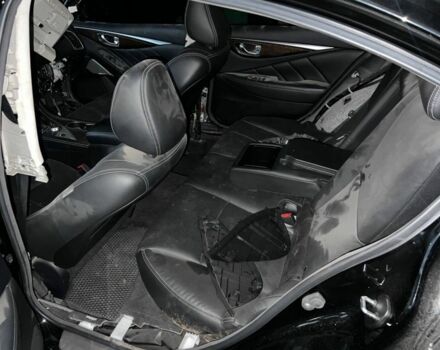 Черный Инфинити Q50, объемом двигателя 3 л и пробегом 120 тыс. км за 7900 $, фото 7 на Automoto.ua