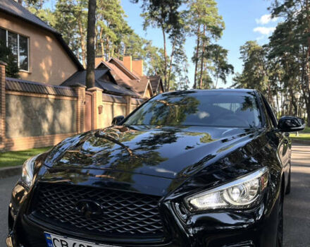 Черный Инфинити Q50, объемом двигателя 3 л и пробегом 73 тыс. км за 23000 $, фото 25 на Automoto.ua