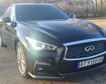 Чорний Інфініті Q50, об'ємом двигуна 2 л та пробігом 122 тис. км за 18000 $, фото 8 на Automoto.ua