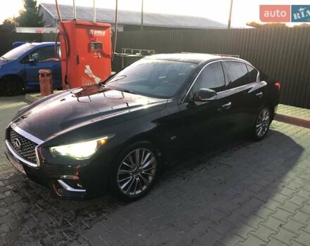 Черный Инфинити Q50, объемом двигателя 1.99 л и пробегом 165 тыс. км за 14999 $, фото 3 на Automoto.ua