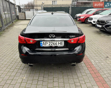 Черный Инфинити Q50, объемом двигателя 3 л и пробегом 100 тыс. км за 9999 $, фото 4 на Automoto.ua