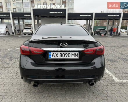 Чорний Інфініті Q50, об'ємом двигуна 3 л та пробігом 86 тис. км за 14500 $, фото 6 на Automoto.ua