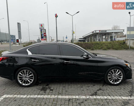 Чорний Інфініті Q50, об'ємом двигуна 3 л та пробігом 86 тис. км за 14500 $, фото 4 на Automoto.ua