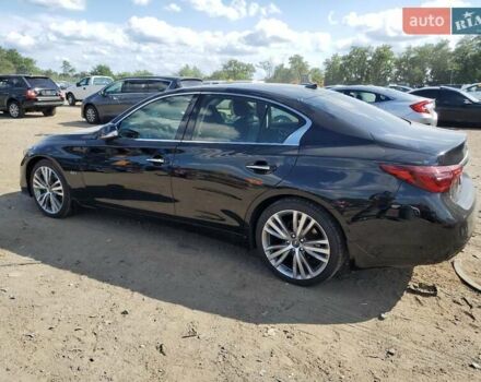 Черный Инфинити Q50, объемом двигателя 3 л и пробегом 144 тыс. км за 3100 $, фото 1 на Automoto.ua