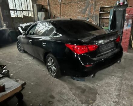 Черный Инфинити Q50, объемом двигателя 3 л и пробегом 120 тыс. км за 7900 $, фото 3 на Automoto.ua