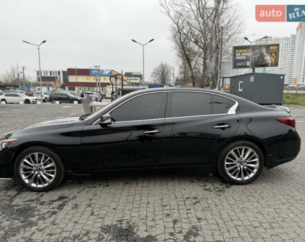 Чорний Інфініті Q50, об'ємом двигуна 3 л та пробігом 86 тис. км за 14500 $, фото 3 на Automoto.ua